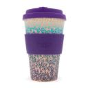 Image of Printed ecoffee Cup, Reusable Bamboo Mug 14oz Miscoso Secondo