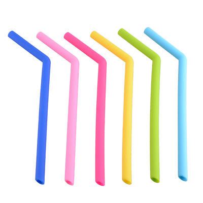 Image of Promotional Reusable Straws, Branded Silicone Straws