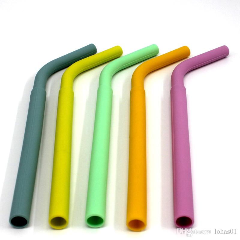 Image of Branded Silicone Straws, Printed Reusable Straws