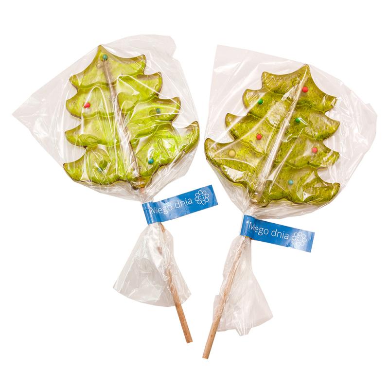 Image of Promotional Christmas Tree Shaped Lollipop