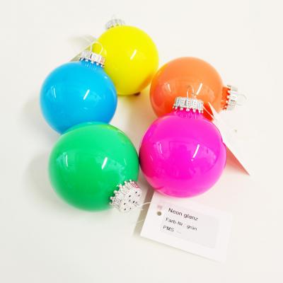 Image of Promotional Christmas Neon Baubles 7cm. Available in 60mm 70mm and 80mm