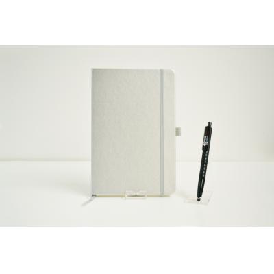 Image of Promotional Dimes A5 Notebook, Printed Low Cost Notebook Silver