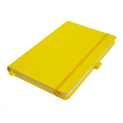 Image of Printed Flexible Hard Cover Notebook A5 Yellow