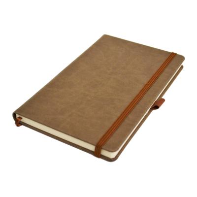 Image of Promotional Flexible Hard Cover Notebook A5 Taupe Brown