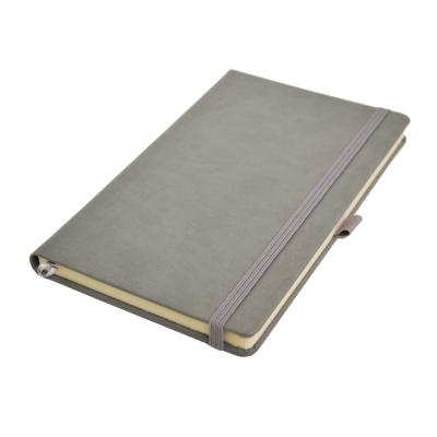 Image of Embossed Flexible Hard Cover Notebook A5 Light Grey