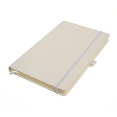 Image of Embossed Flexible Hard Cover Notebook A5 White