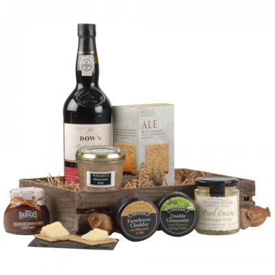 Image of Promotional Christmas Cheese, Port and Pate Hamper
