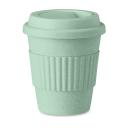 Image of Promotional Bamboo Fibre Reusable Coffee Mug, Green