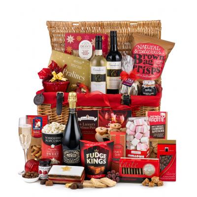 Image of Promotional Christmas Hamper With Prosecco, Fine Wines and Gourmet Treats