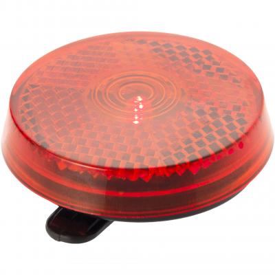 Image of Promotional Safety Red Reflector With Flashing Red Light
