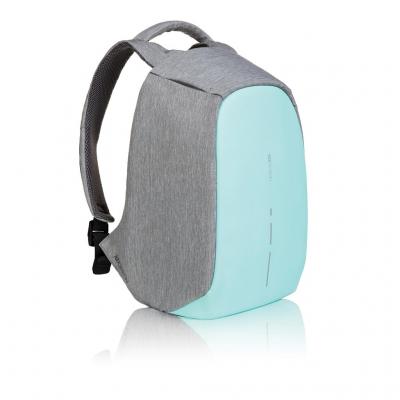 Image of Promotional Bobby compact anti-theft backpack, green & grey