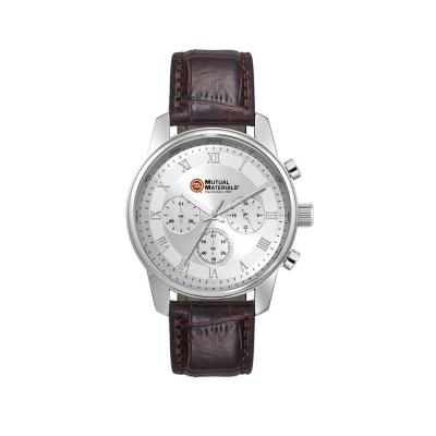 Image of Promotional Gent's Chronograph Watch With Leather Strap