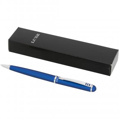 Image of Promotional Luxe Ball Pen Blue, Personalised With Your Company Branding
