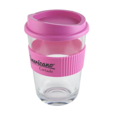 Image of Promotional Americano® Cortado Reusable Coffee Mug, Pink