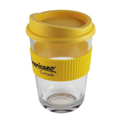 Image of Printed Americano® Cortado Reusable Coffee Mug, Yellow