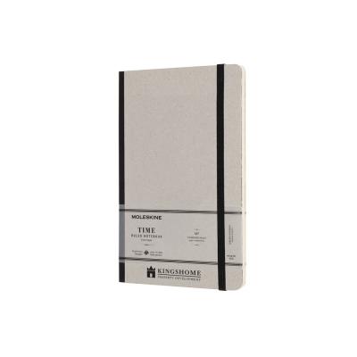 Image of Embossed Moleskine Large Time Cover Notebook A5