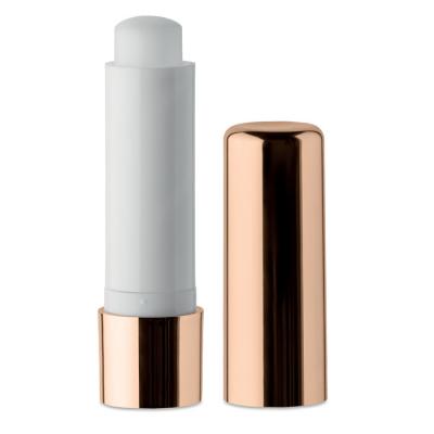Image of Promotional Natural lip balm stick in UV metallic finish,gold