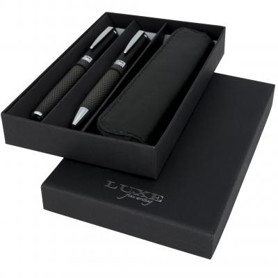 Image of Engraved Luxe Carbon Ballpoint Pen gift set