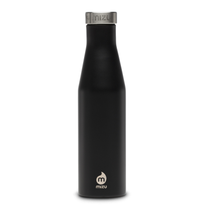 Image of Branded Mizu S6 Slim Insulated Bottle 610ml, Black