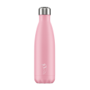 Image of Branded Chilly's Bottles Pastel Pink 500ml. Reusable Refill Bottle