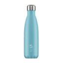 Image of Promotional Chilly's Bottles Pastel Blue 500ml. Reusable Refill Bottle