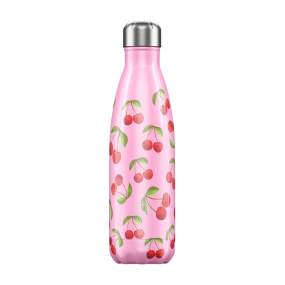 Image of Promotional Chilly's Bottles Summer Cherry 500ml. Reusable Refill Bottle
