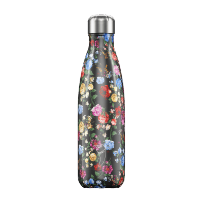 Image of Promotional Chilly's Bottles Floral Roses 500ml, Official Chilly's Bottle