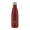 Image of Engraved Chilly's Bottles Matte Red 500ml, Official Chilly's Bottle