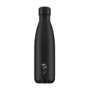 Image of Promotional Chilly's Bottle Monochrome All Black 500ml, Official Chilly's Bottles