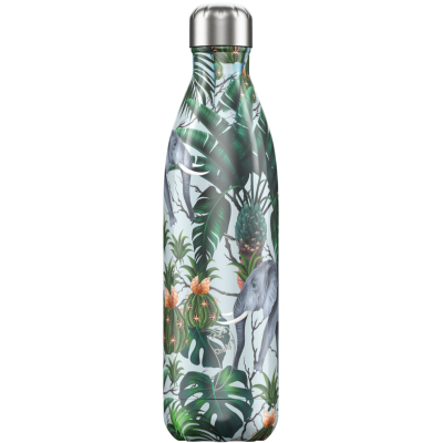 Branded Chilly's Bottle Floral Wild 750ml, Official Chilly's