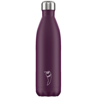 Image of Promotional Chilly's Bottle Matte Purple 750ml, Official Chilly's Bottles