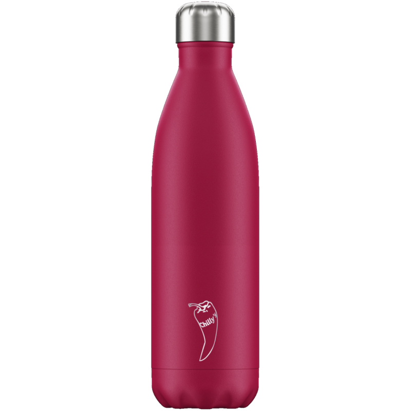 Image of Promotional Chilly's Bottle Matte Pink 750ml, Official Chilly's Bottles