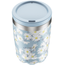 Image of Engraved Chilly's Reusable Coffee Cup Floral Daisy