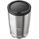 Image of Promotional Chilly's Reusable Coffee Cup Stainless Steel Silver