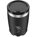 Image of Promotional Chilly's Reusable Coffee Cup Monochrome Black