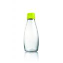 Image of Branded Retap glass water bottle 500ml with Lemon Lime lid