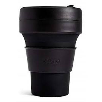 Image of Promotional Stojo Biggie Collapsible Coffee Cup 470ml Ink Black