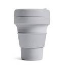 Image of Promotional Stojo Brooklyn collapsible coffee cup Cashmere Grey 12oz / 355ml