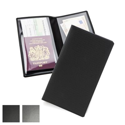Red Candy Christmas Ornaments Leather Passport Holder Cover Case Blocking Travel Wallet