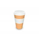 Image of Promotional Zuperzozial Bamboo Travel Mug Pumpkin Orange 350ml