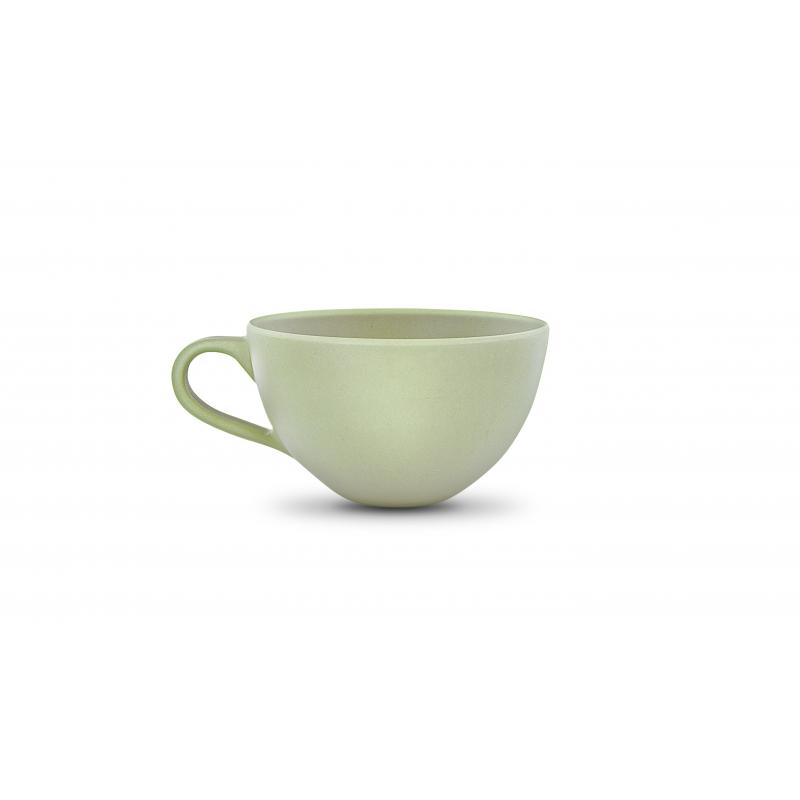 Image of Printed Zuperzozial Bamboo Cappuccino Coffee Cup Willow Green