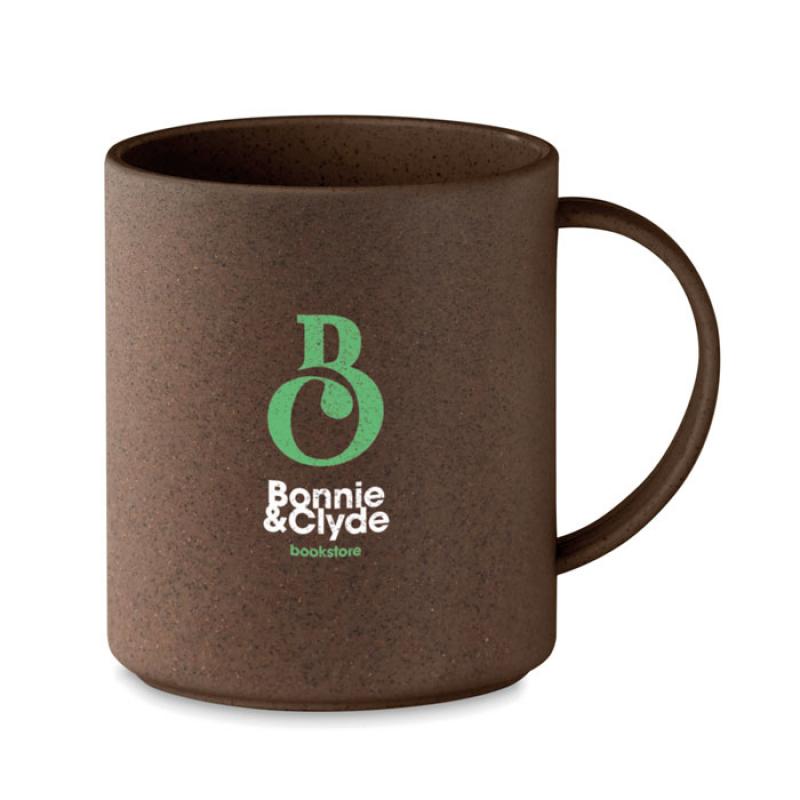 Image of Promotional Eco Reusable Mug Made Coffee Husk