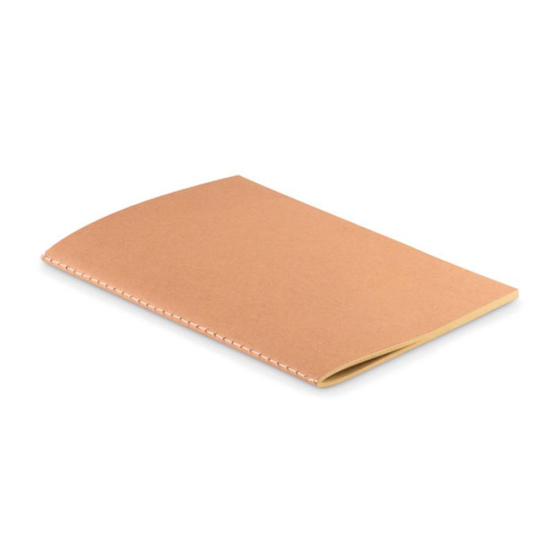Image of Promotional Eco A5 Cardboard Notebook With Recycled Paper 
