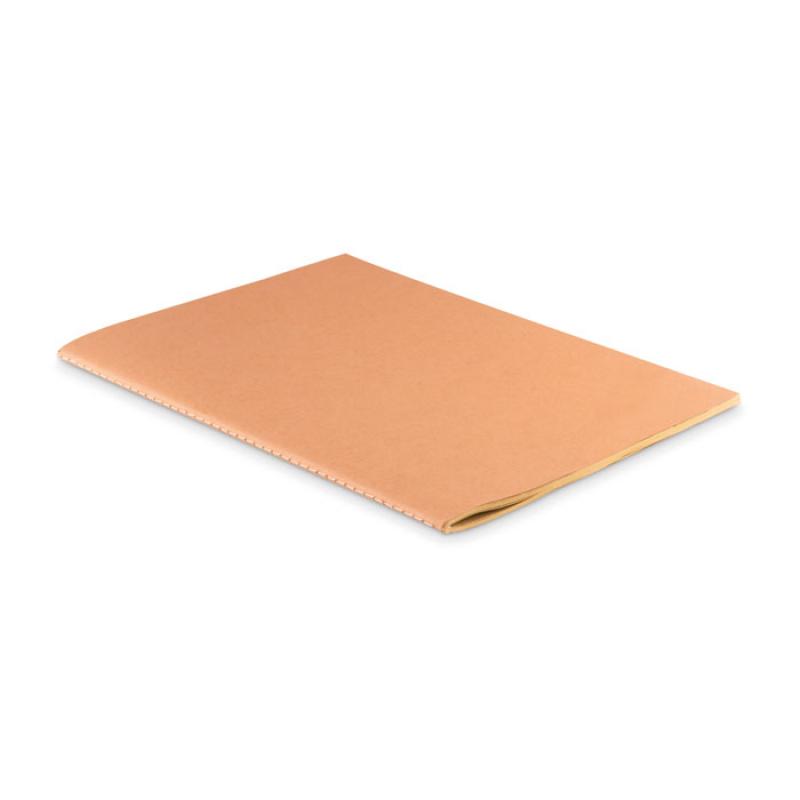 Image of Promotional Eco A4 Cardboard Notebook With Recycled Paper 
