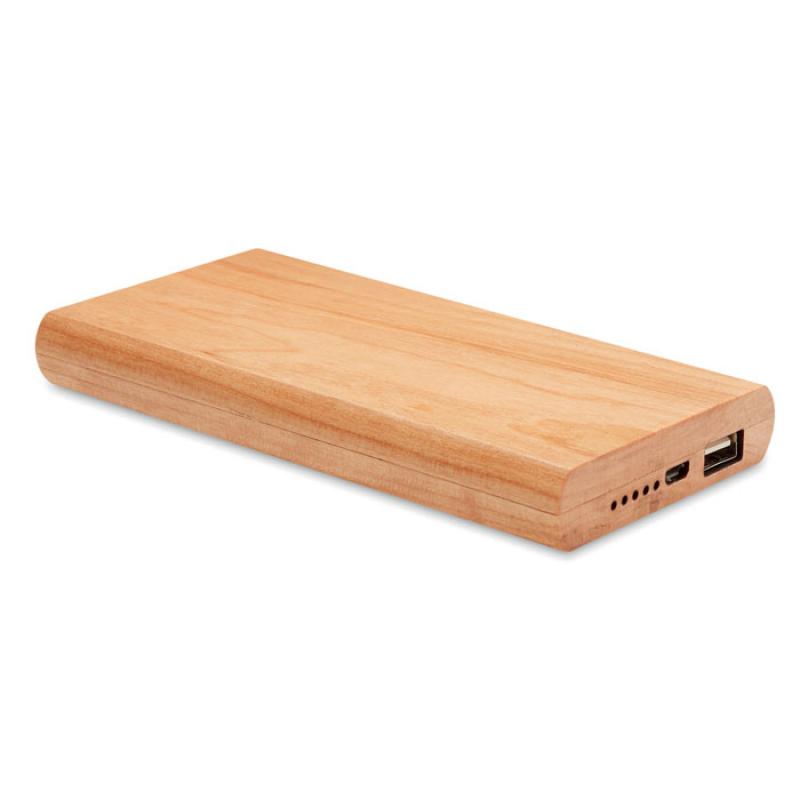Image of Promotional Eco Power Bank With Bamboo Casing 4000 mAh