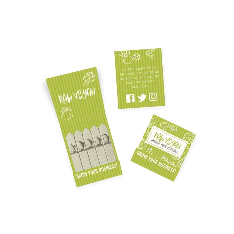 Image of Promotional Seed Stick Pack Square Ideal For Your Direct Mail Campaigns