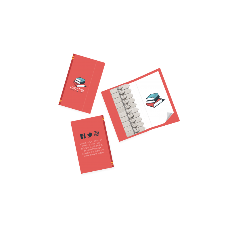 Image of Promotional Seed Stick Packet Book Shaped