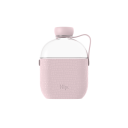 Image of Branded Hip Flask Water Bottle Dusty Pink