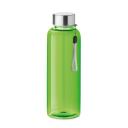 Image of Branded Eco rEPT Recycled Water Bottle Transparent Lime Green 500ml