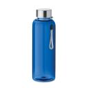 Image of Printed Eco rEPT Recycled Water Bottle Transparent Royal Blue 500ml